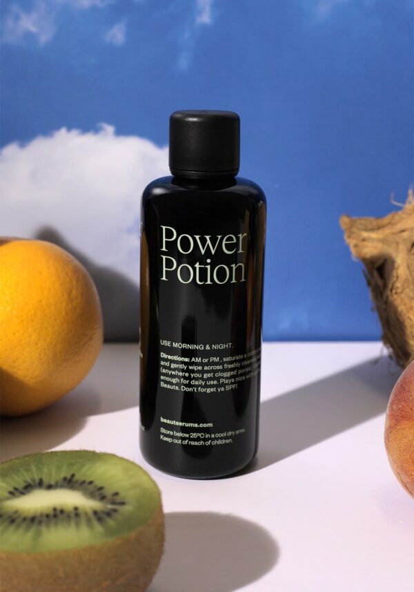 Power Potion by Beaut Serums looking fabulous amongst some fresh fruit