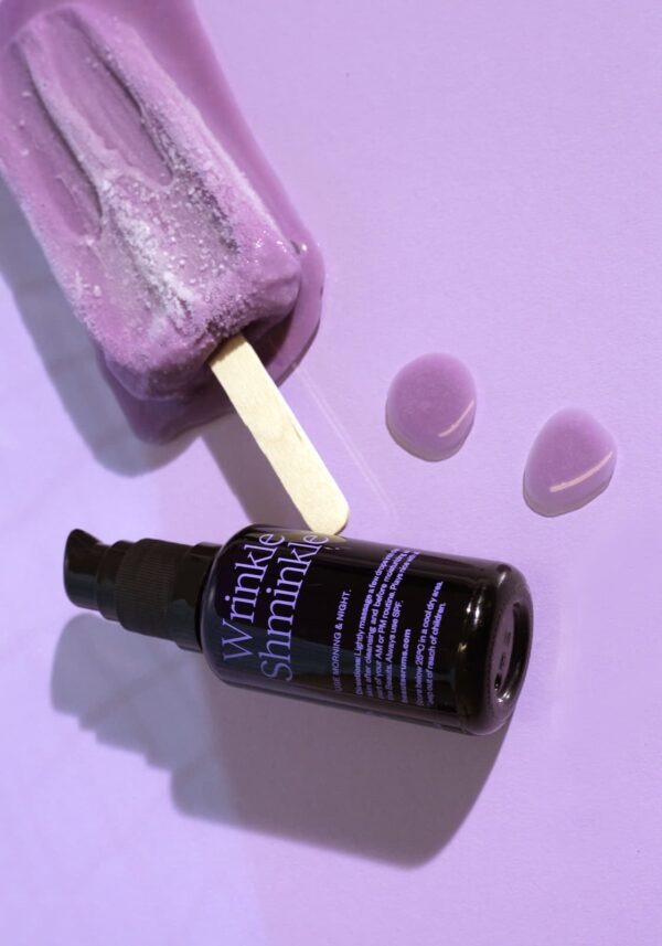 Wrinkle Shminkle by Beaut Serums enjoying a delicious ice cream